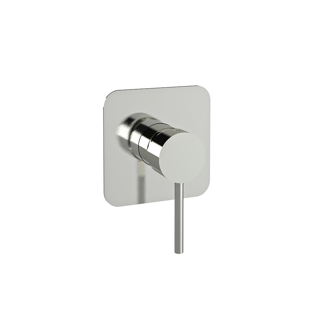 Mamma Mia, monocomandament de dutxa encastat 1 via, inox brillant