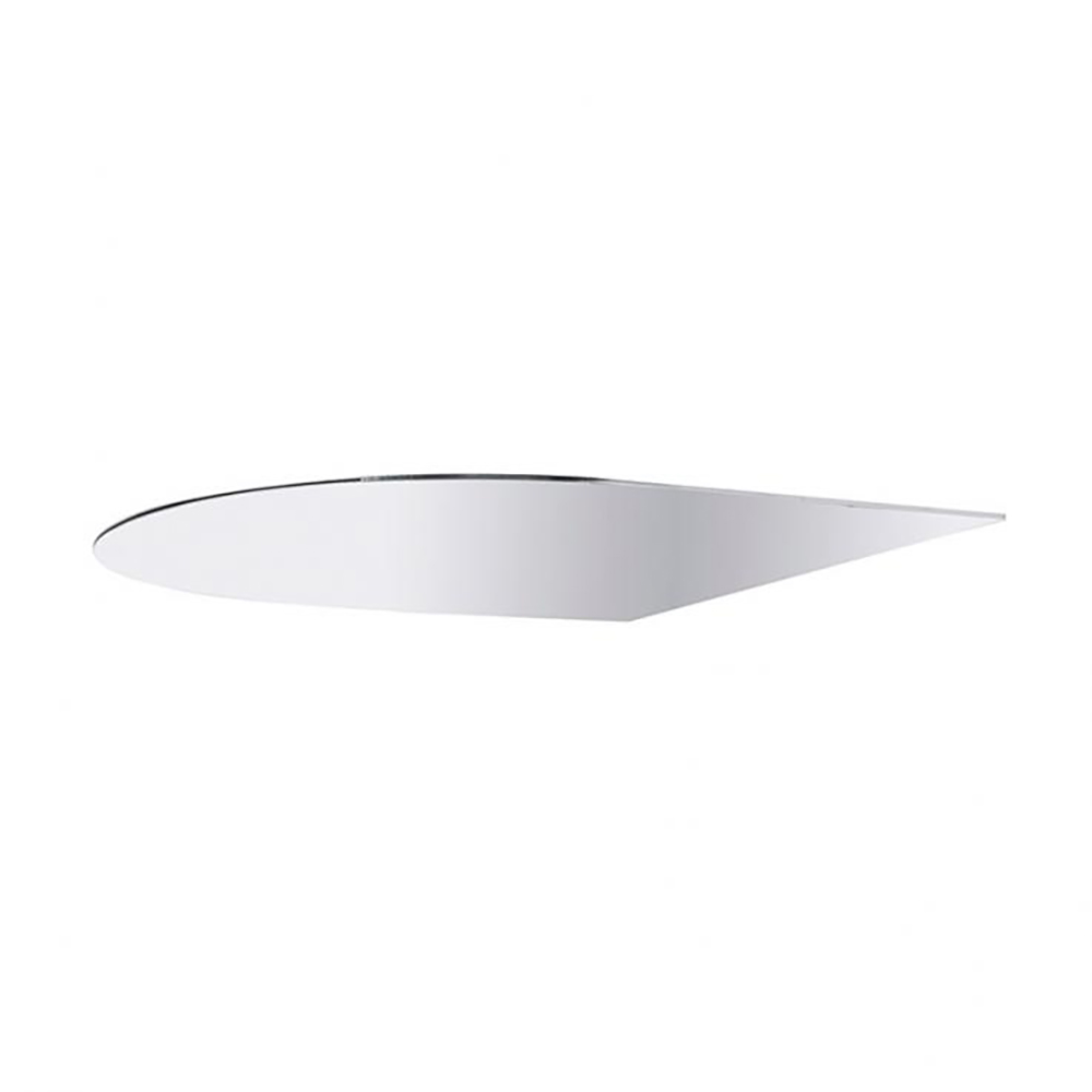 Rociador de pared con cascada, cromo