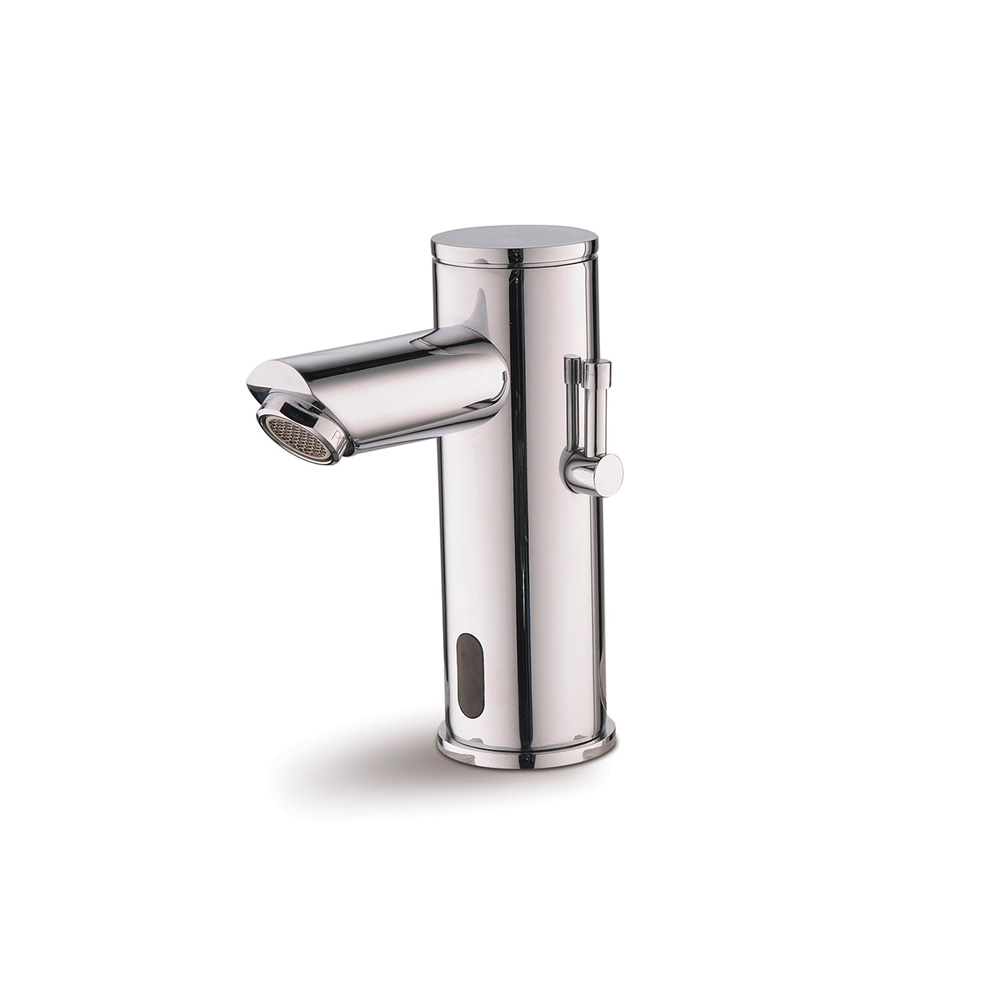Soltronic, washbasin sensor mixer for 2 waters (cold and hot). Power Supply : alkaline battery , chromed.