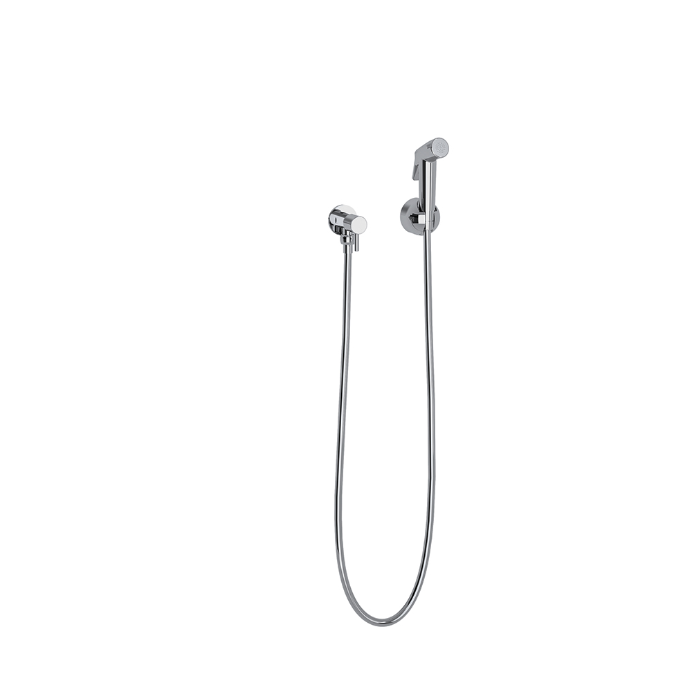 WC Magnet, WC-Set mit ABS-Duschbrause, Chrom
