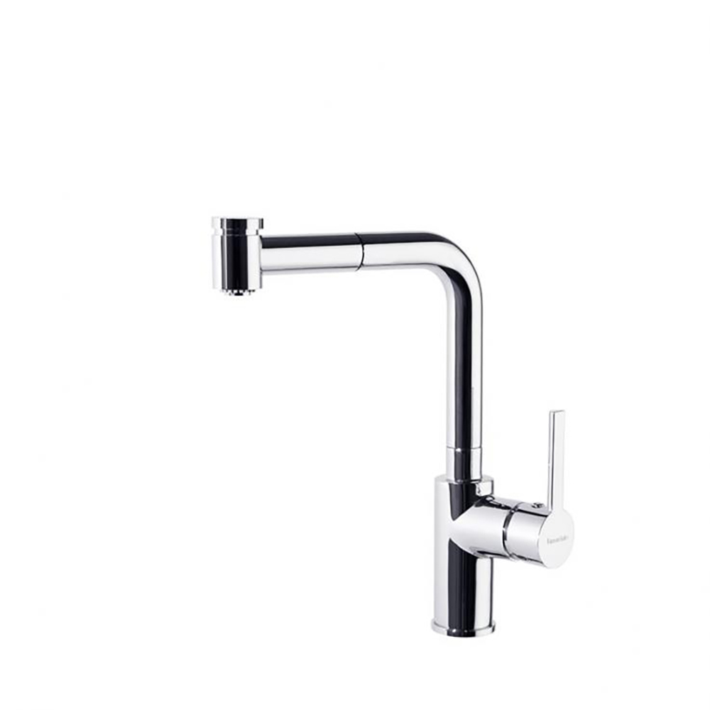 Sink mixer with extensible hose and metal handshower 9556 (2 jets)