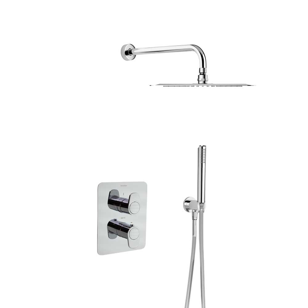 Conjunto termostático, cromo