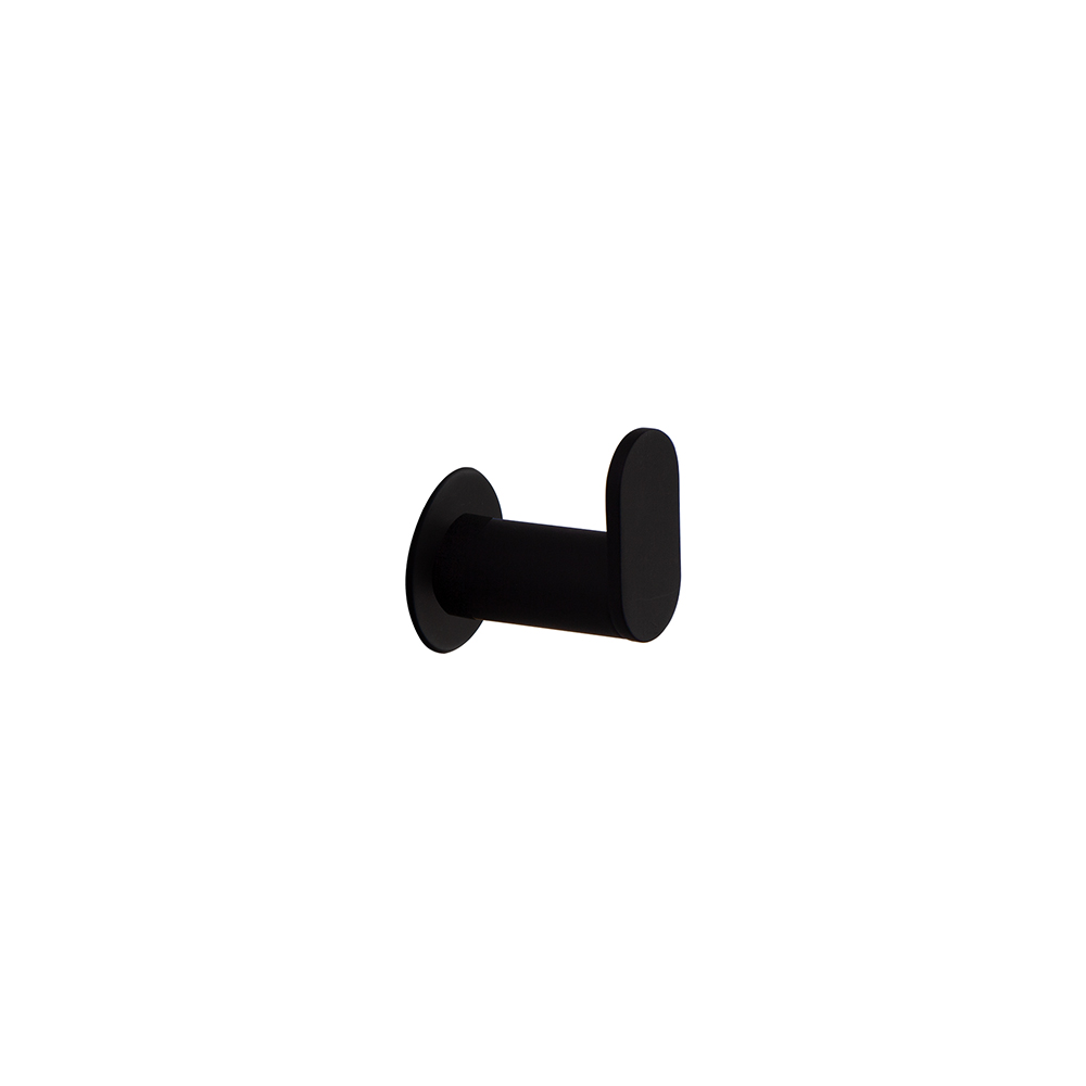 Ergos, bathroom towel holder, matte black