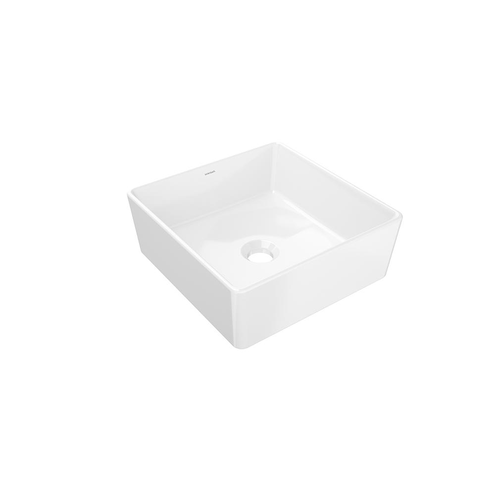 Kaiser, lavabo blanco cuadrado