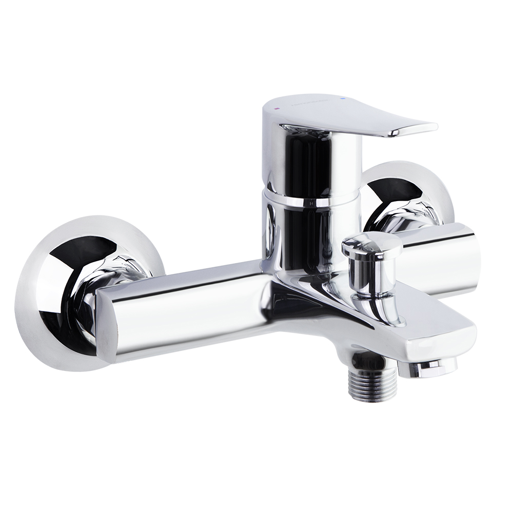 Arkadia, grifo monomando baño-ducha con inversor, cromado