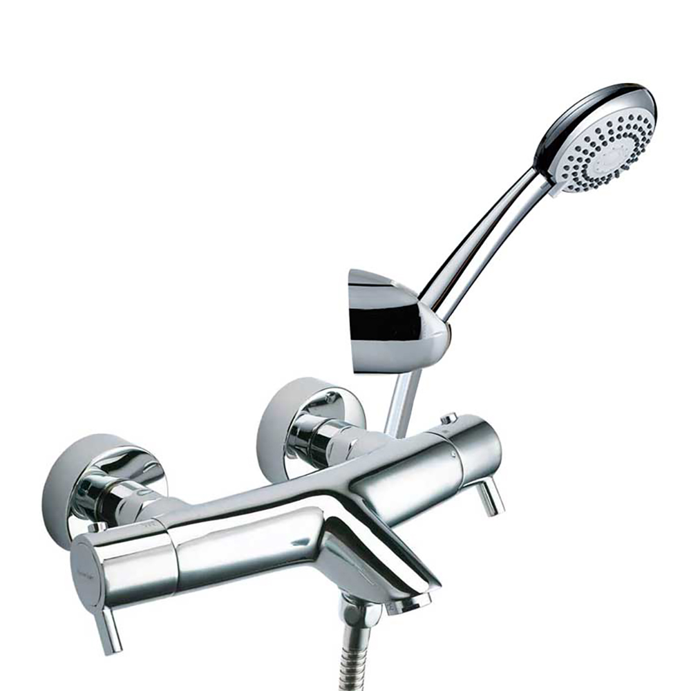 Drako,termostático de baño-ducha con equipo de ducha,cromo