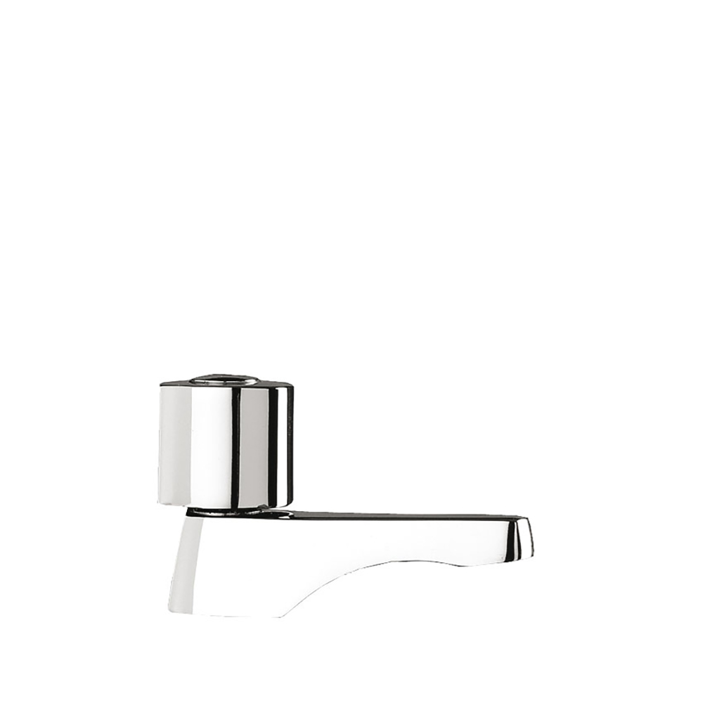 Eco,grifo de lavabo de agua caliente caño recto,cromo