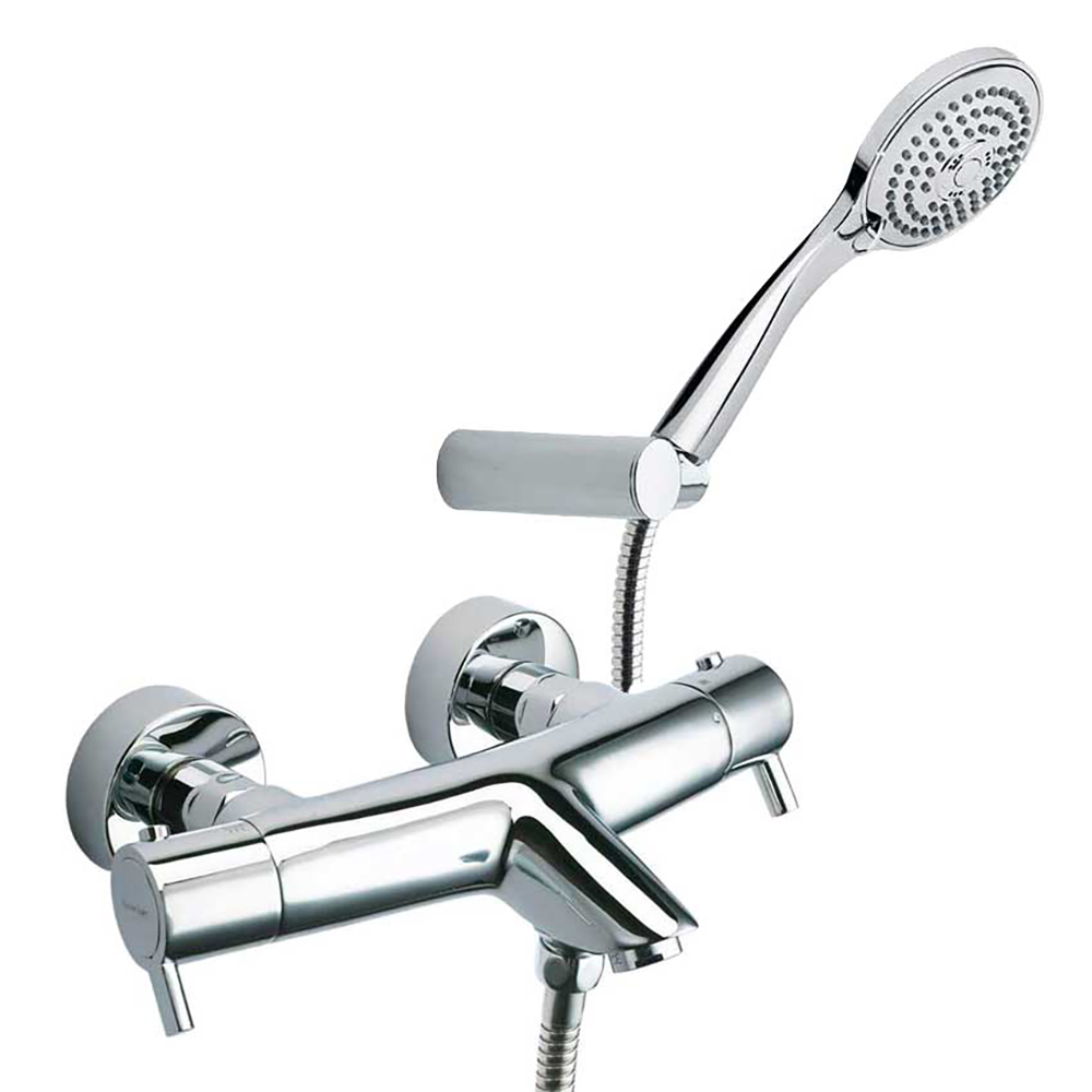 Drako,termostático de baño-ducha con equipo de ducha,cromo