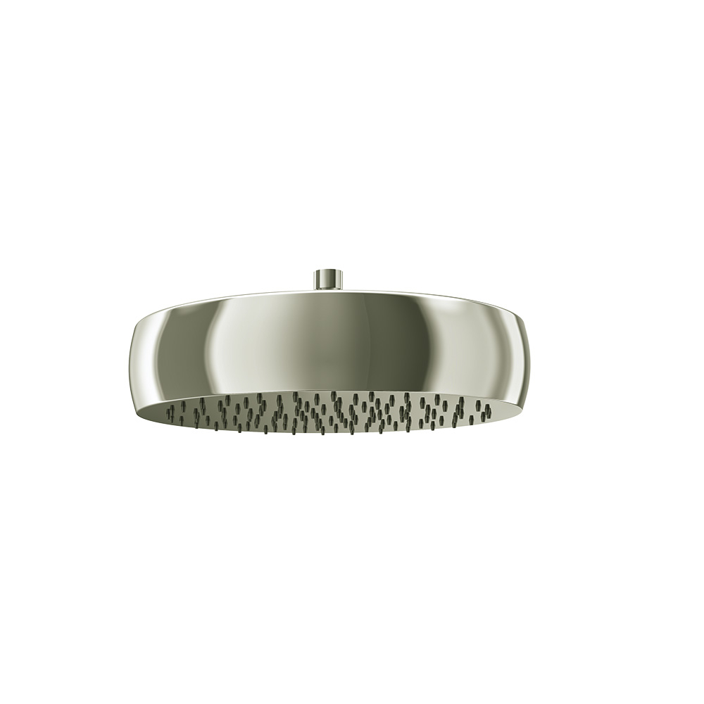 Aspersor volumètric rodon Ø312mm, níquel raspallat