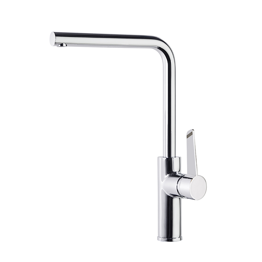 Monomando de cocina con caño alto,cromo
