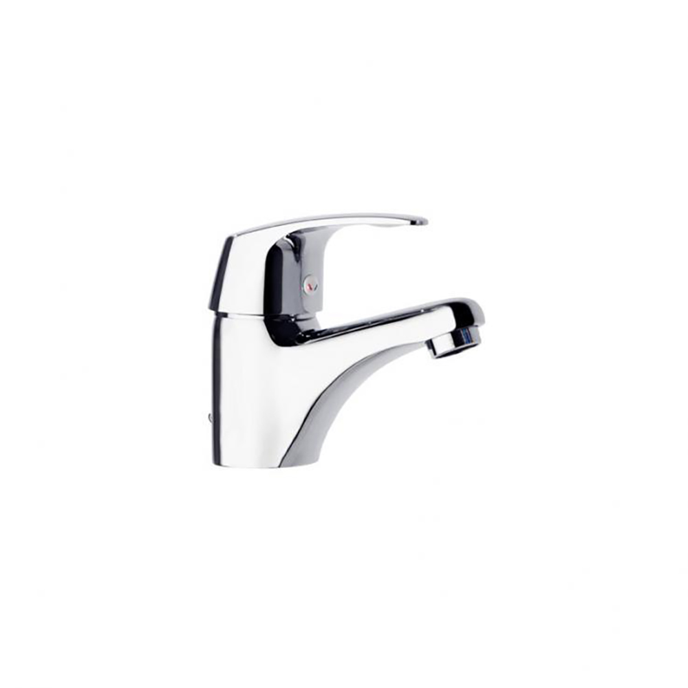 Vulcano, monomando de lavabo, cromo