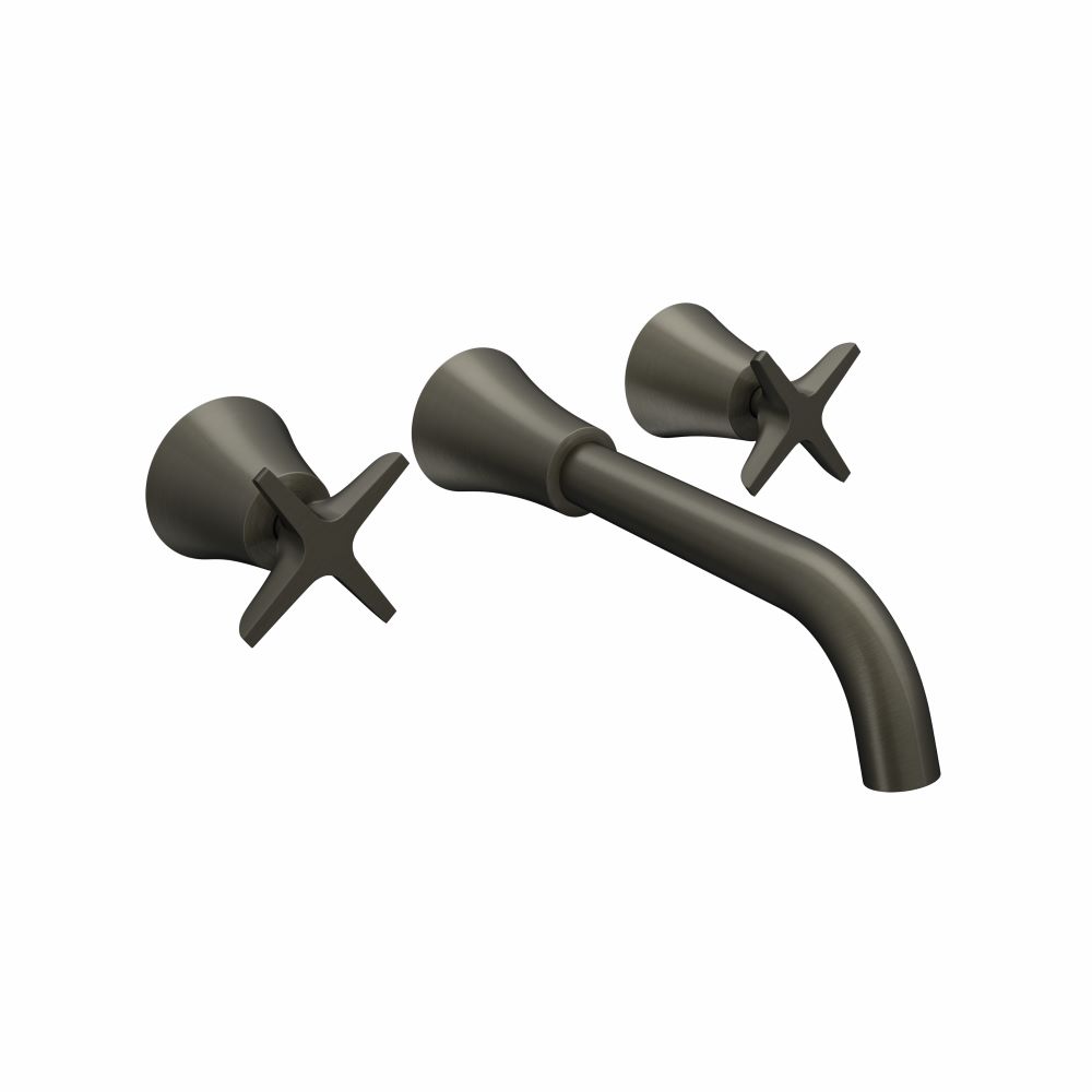 Adagio, maneta de lavabo empotrada en la pared, grafito