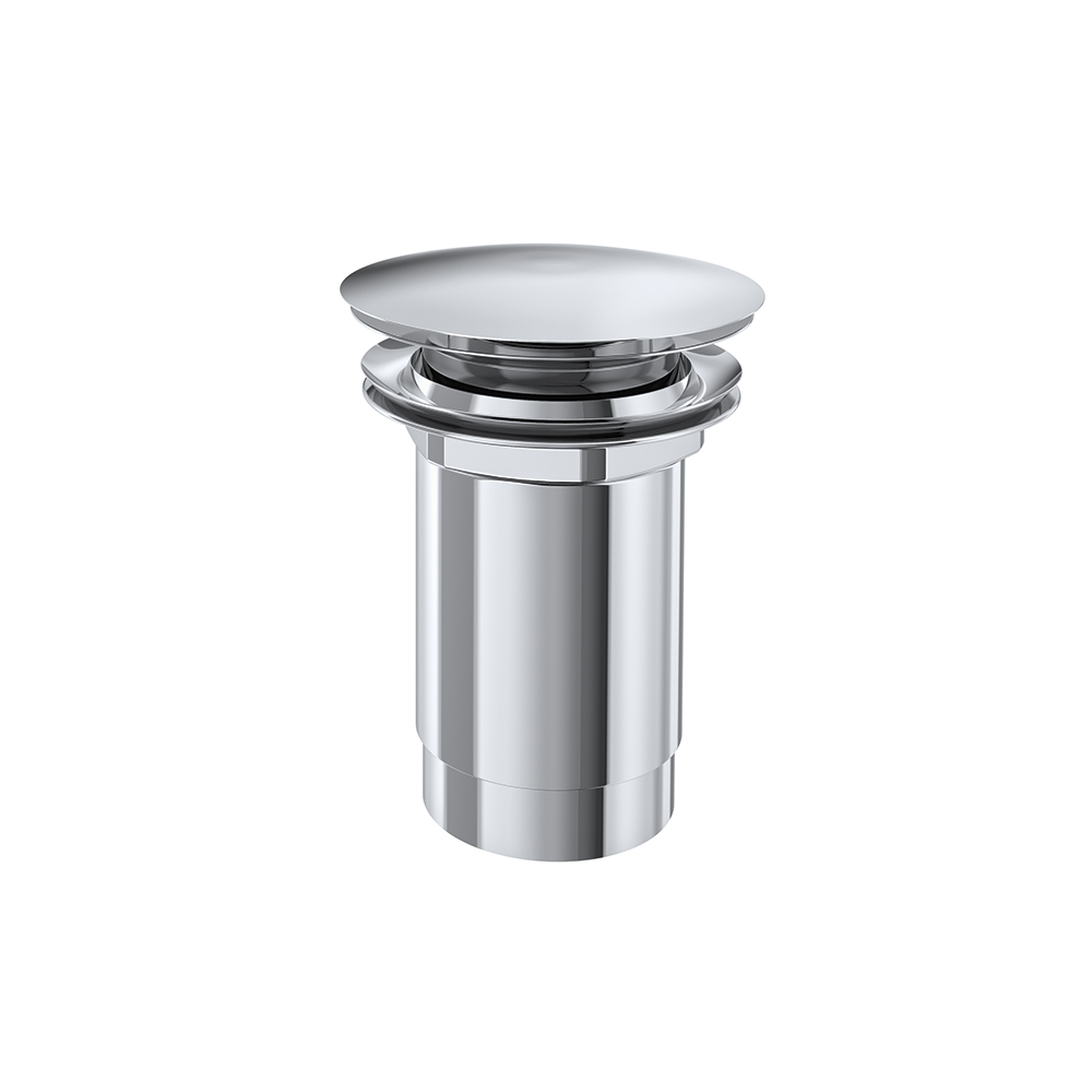 Válvula de latón para desagüe sistema Click Clack,cromo