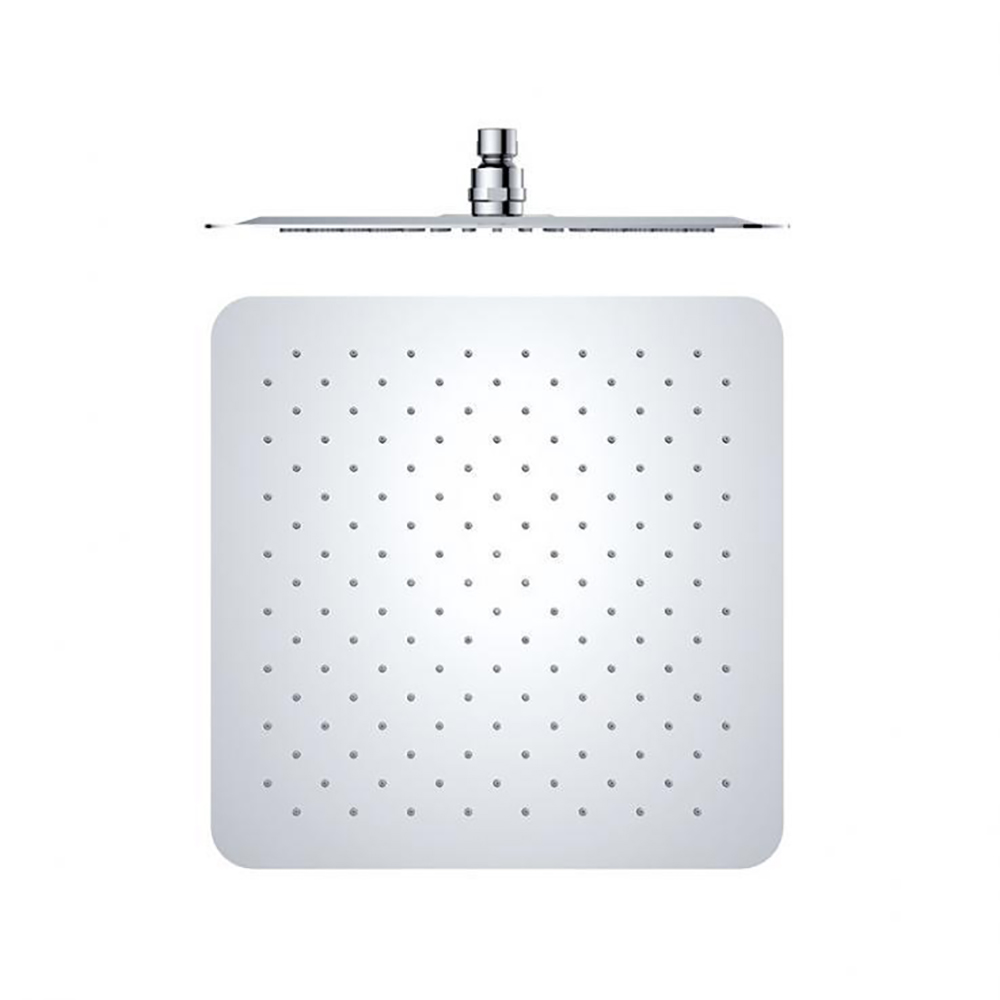 Difusor XXL ultraslim quadrat de 400mm, crom
