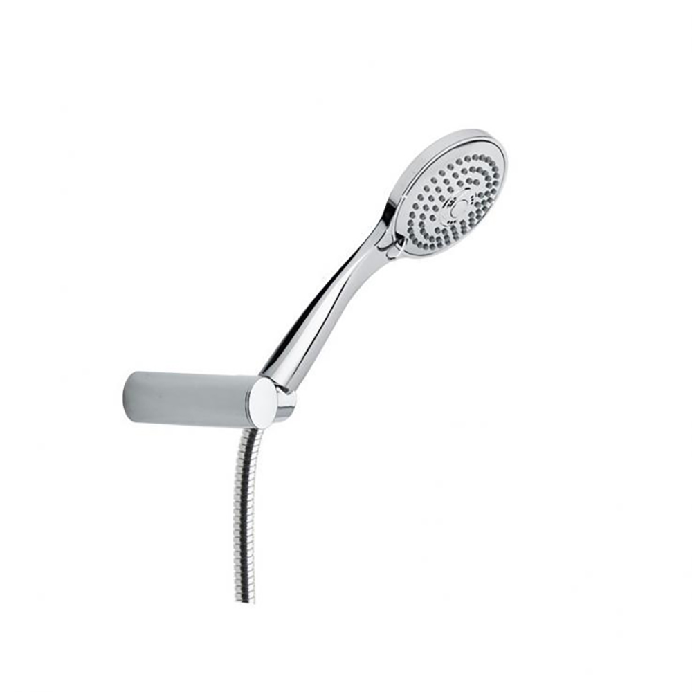 Handshower, with flexible connection and wall bracket