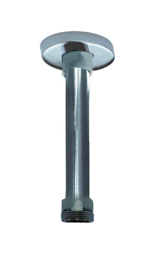Duscharm Gebürstetes Nickel, für Decke mit 150mm Länge