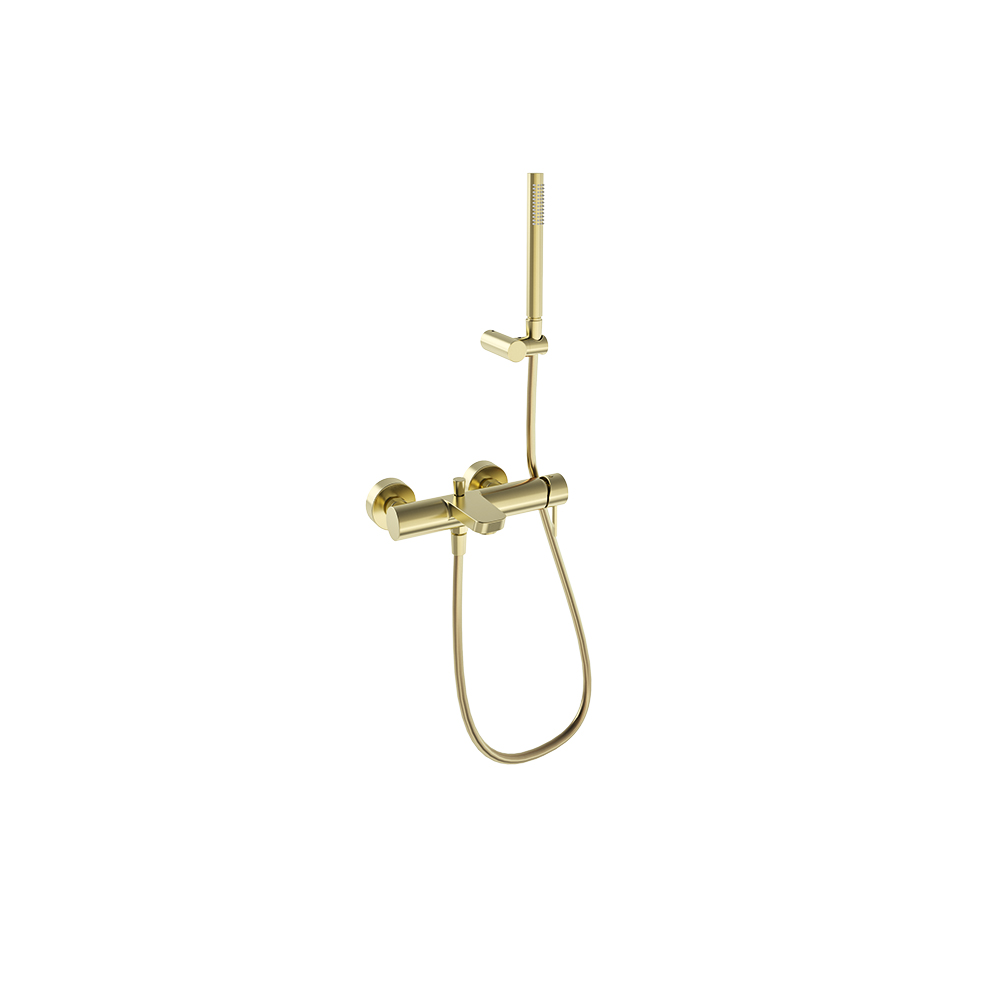 Odisea,conjunto monomando de baño-ducha con equipo de ducha,oro cepillado