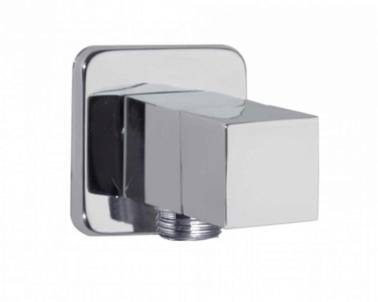 ABS handheld shower for WC with push button, chrome.