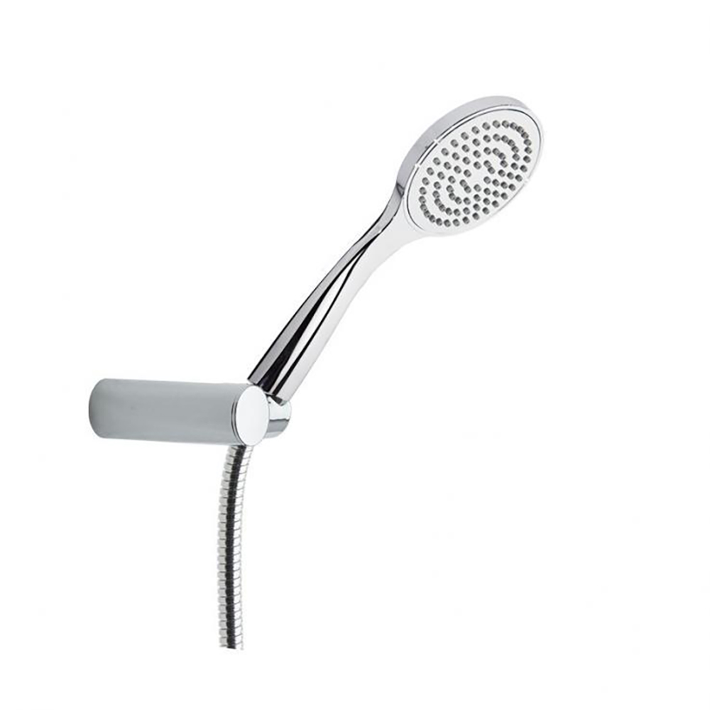 Set ducha de mano Ø100mm,flexo y soporte,cromo