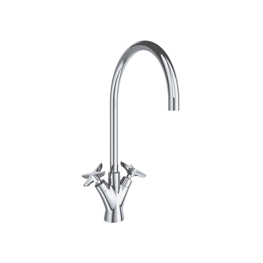 Adagio,bimando de cocina con caño giratorio 220mm,cromo