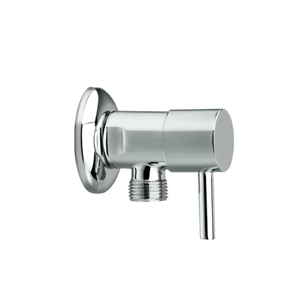 Ceramic angle valve 1/2" for WC, chromed
