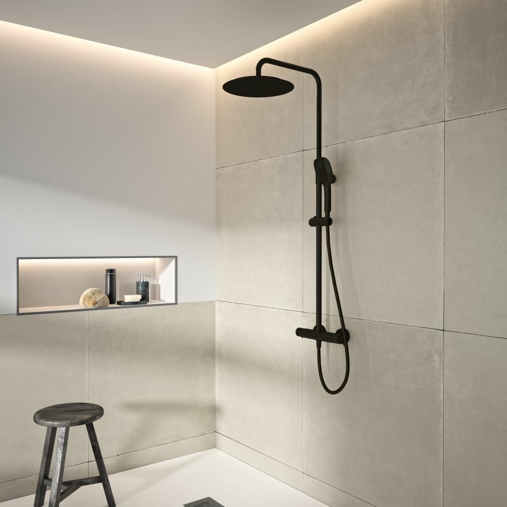 COLONNE TELESCOPIQUE NOIR MAT | ramonsoler