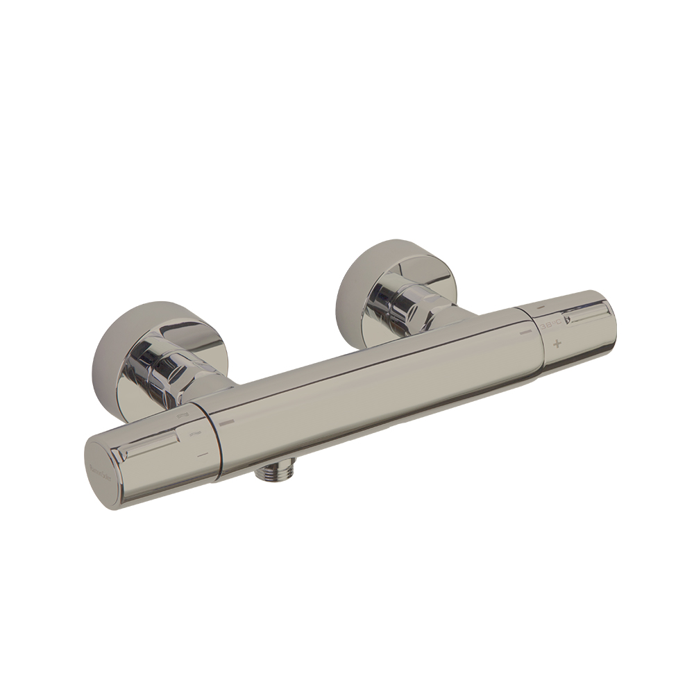 Tzar, thermostatic shower faucet, without shower set, brushed nickel