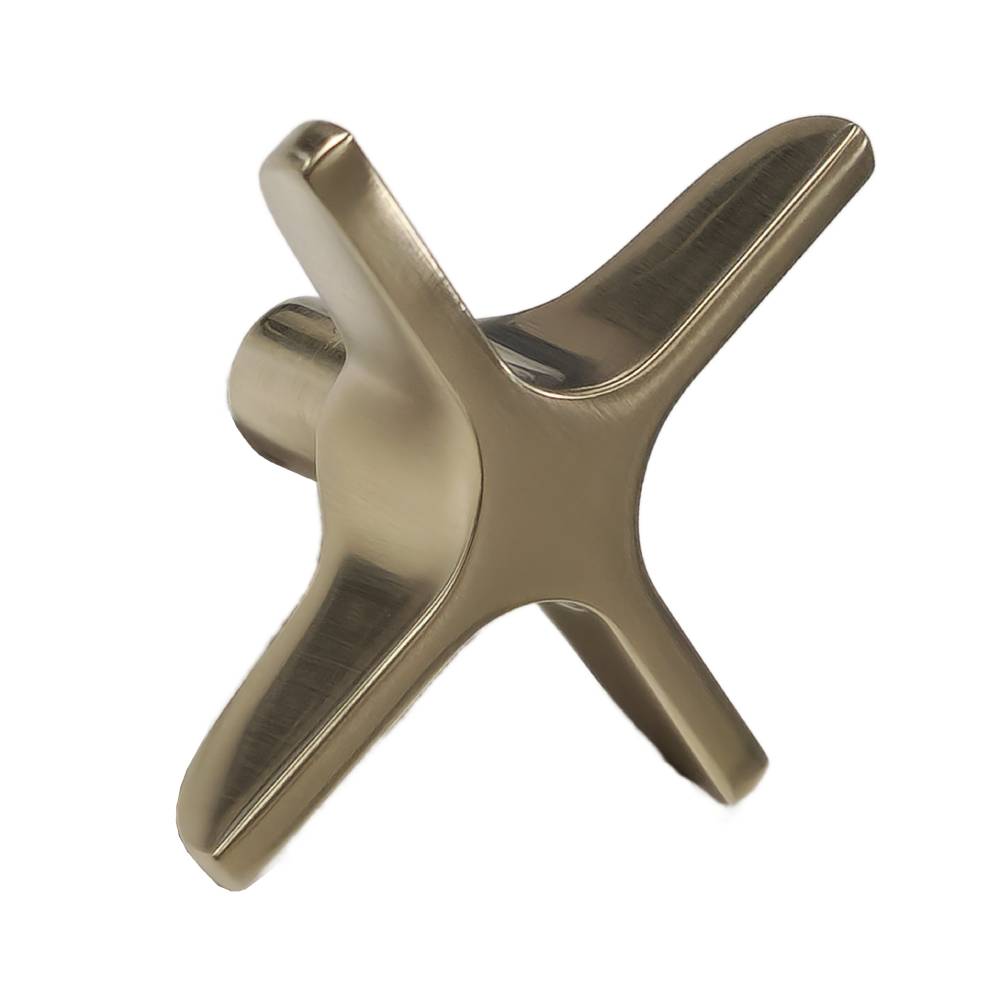Adagio,conjunto de cruz y eje volante para lavabo,fregadero y lavabo repisa,oro cepillado