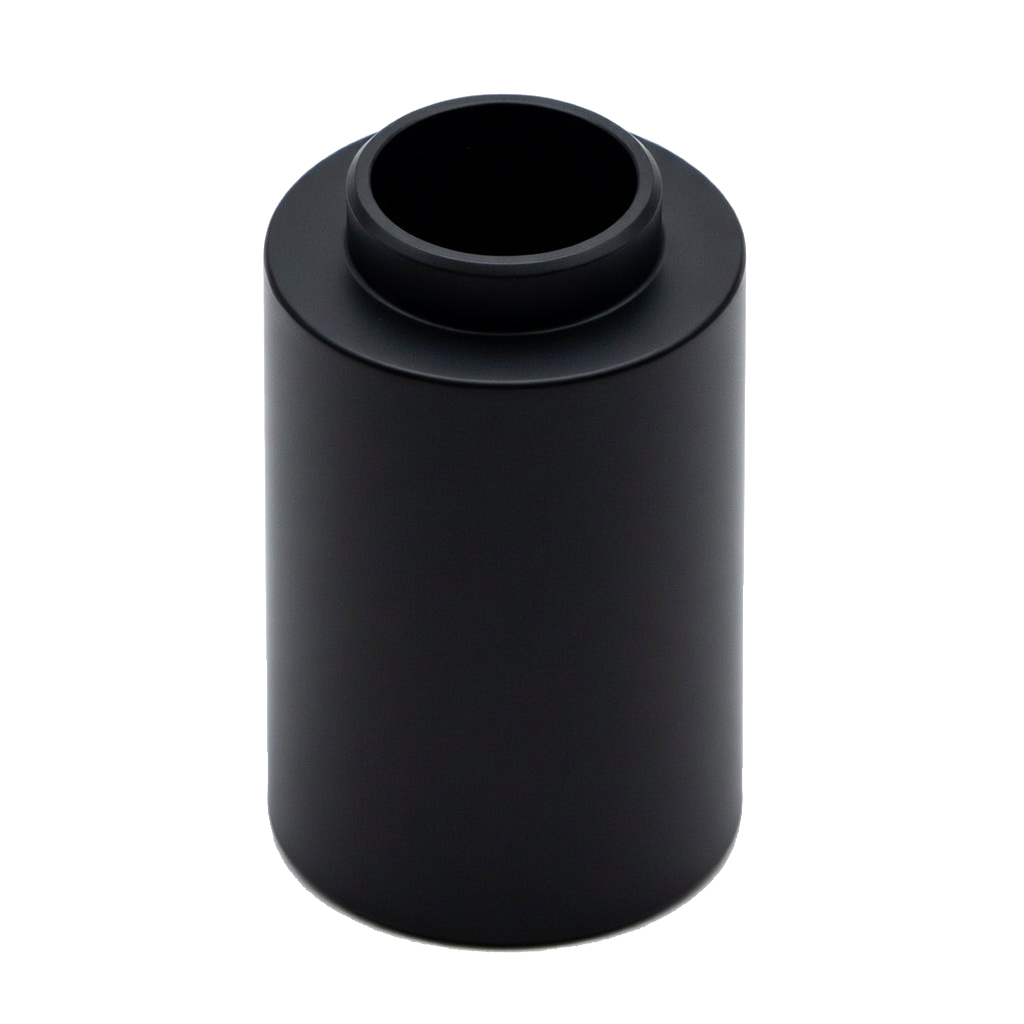 Alargo para lavabo y fregadero, negro mate