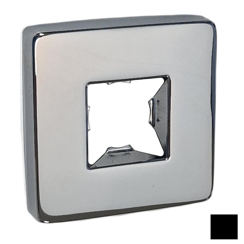 Placa de floron, negro mate