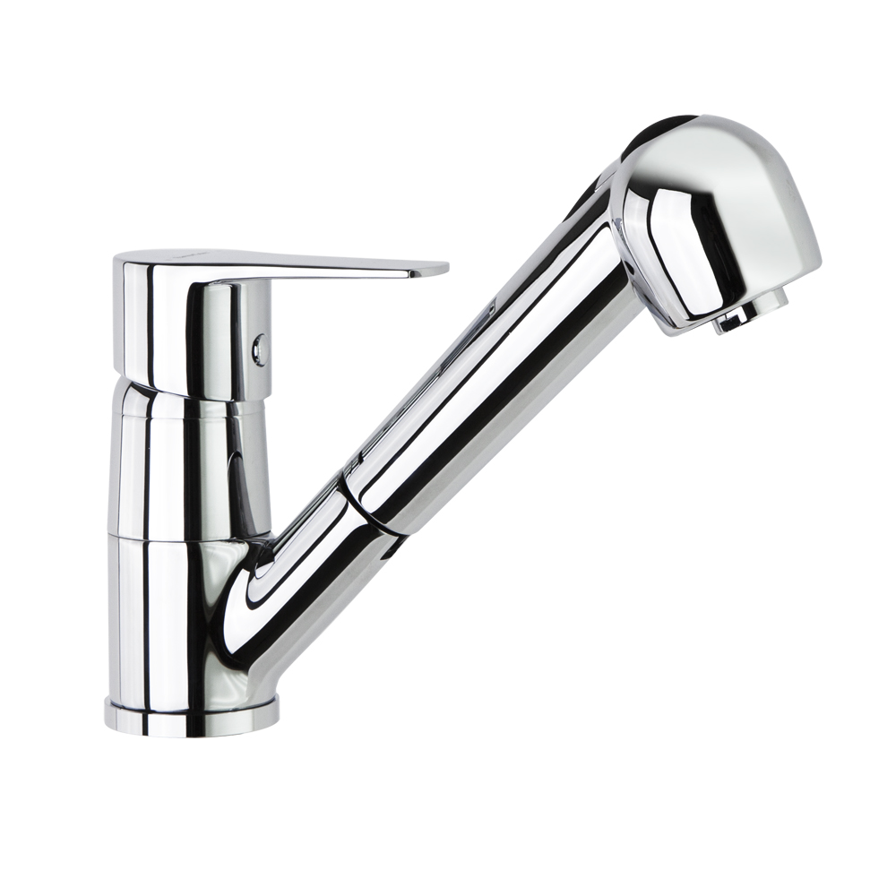 Titanium,monomando de fregadero extraible con sistema S2,cromo