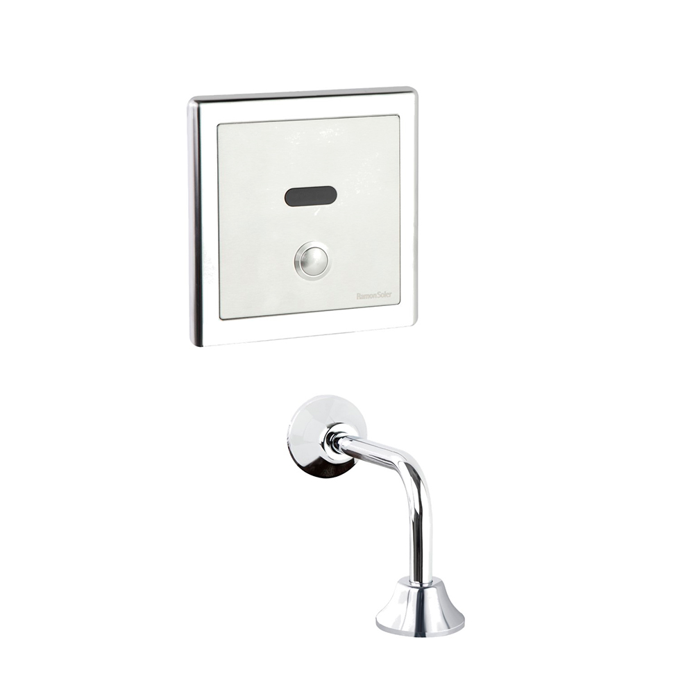 RS Smart, built-in thermostatic 2-way faucet set, brushed gold.