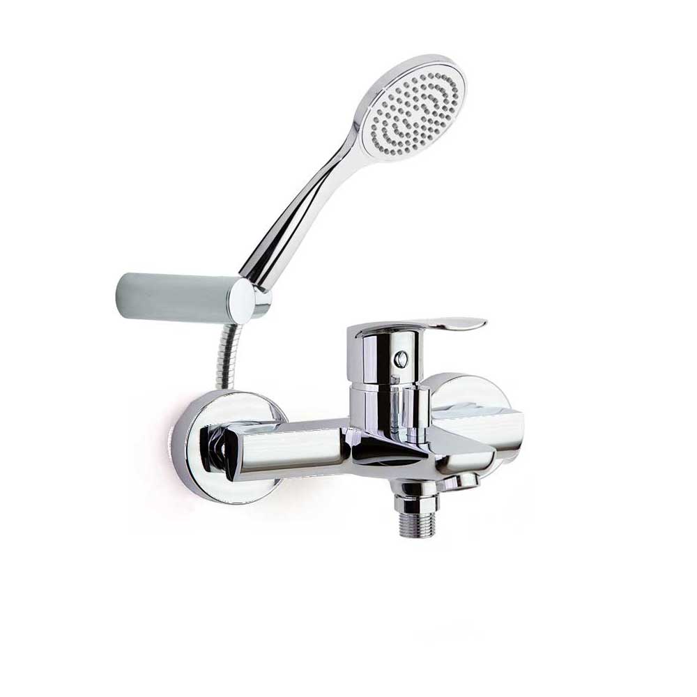 Ypsilon Plus, single-lever shower faucet with shower equipment, chrome