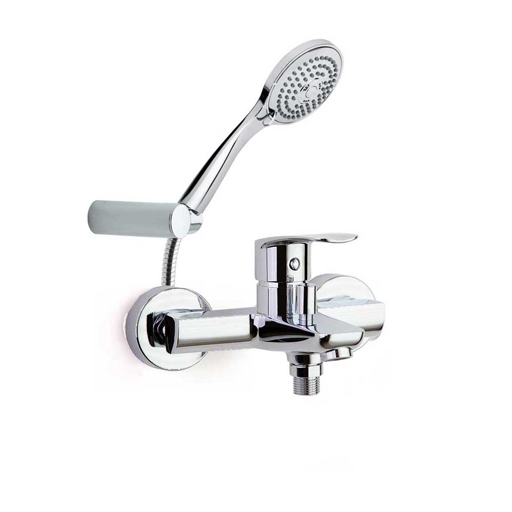 Ypsilon Plus, mitigeur de douche avec équipement de douche, chrome