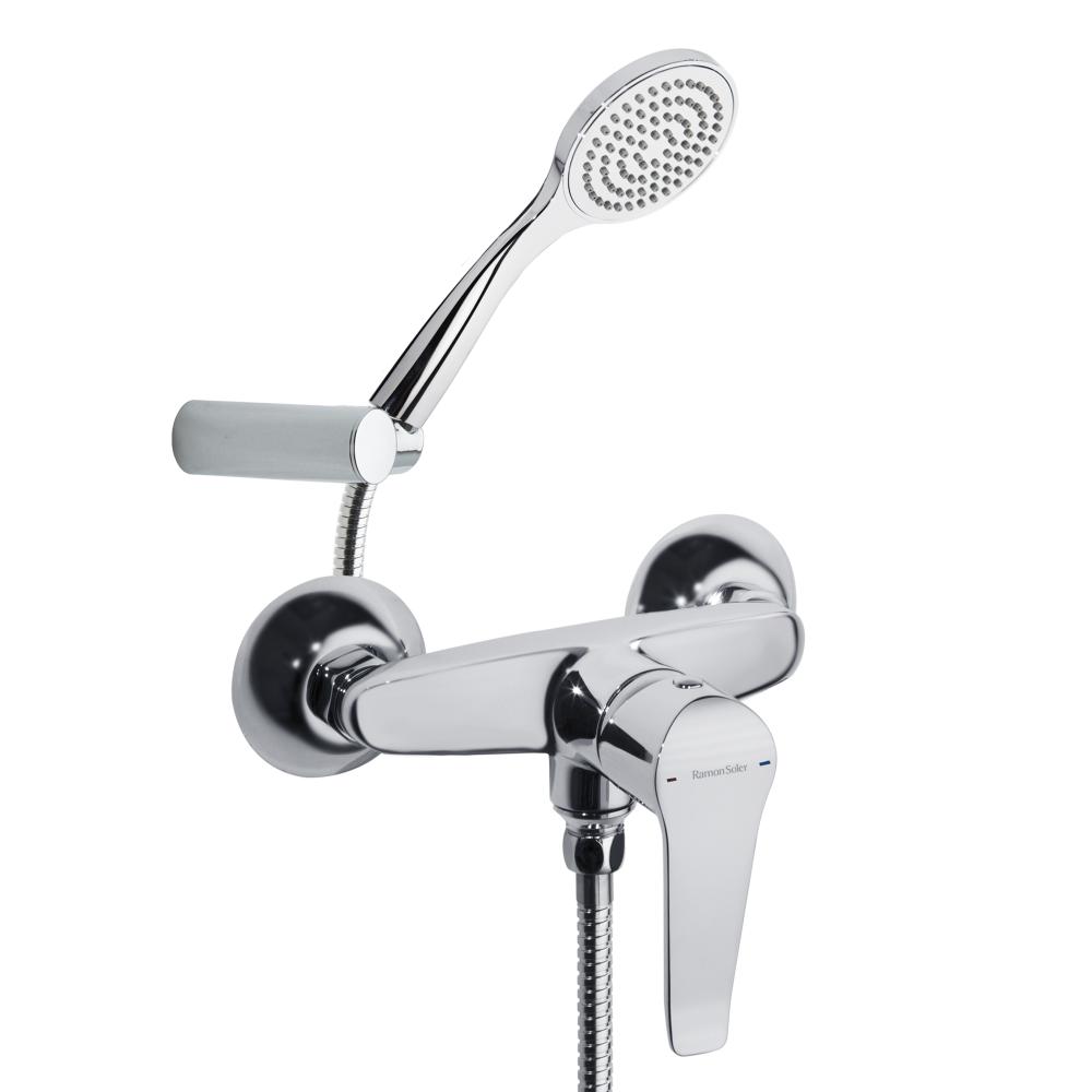 Ypsilon Plus, single-lever shower set with shower equipment, chrome