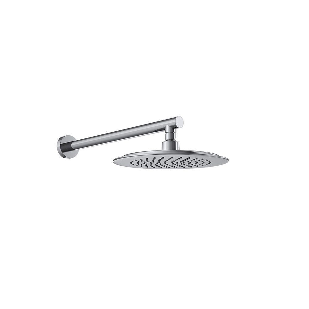 Conjunto de brazo de pared con rociador redondo de Ø240mm,cromo
