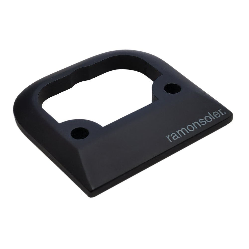 Base embellecedora, negro mate