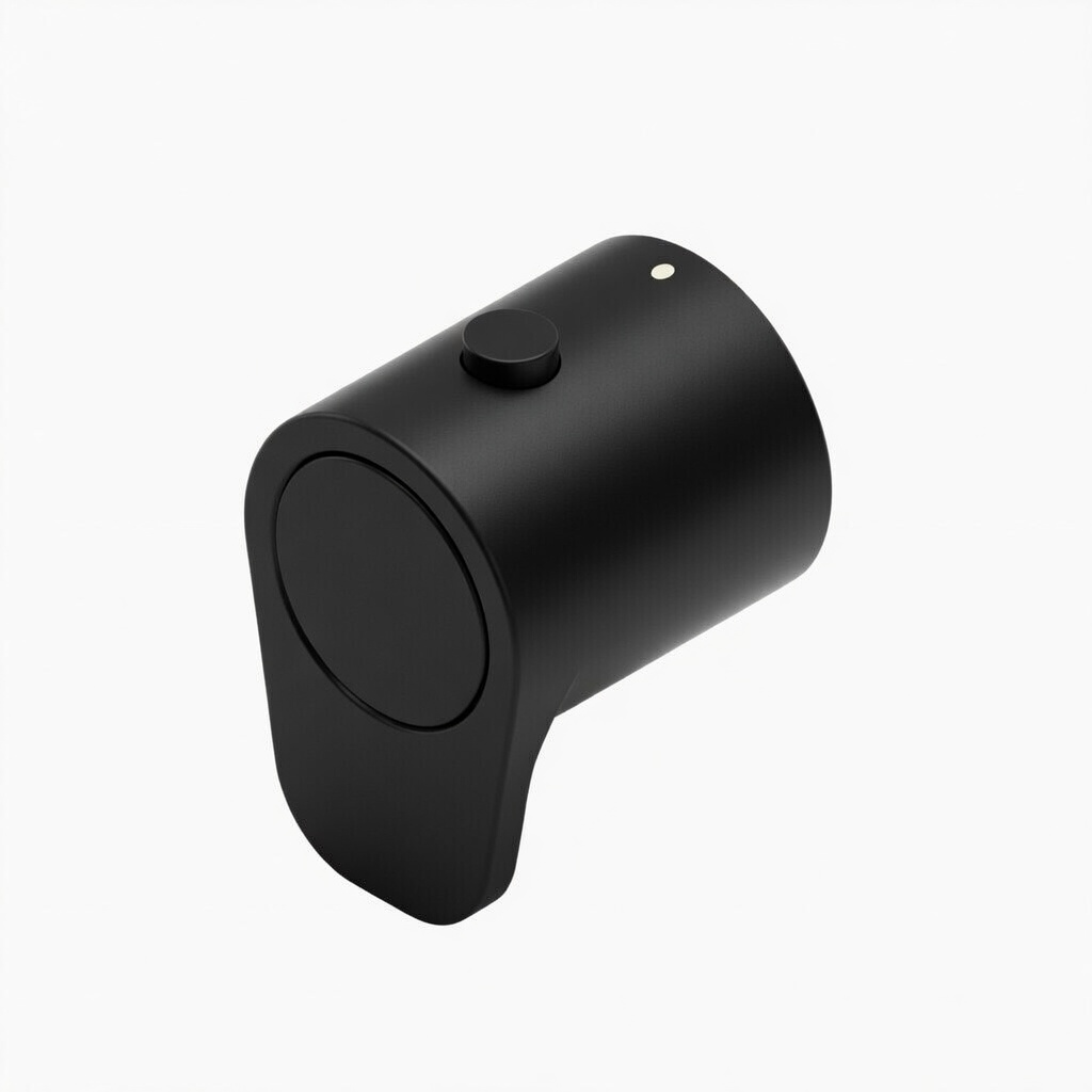 Alexia, volante de 2 vías para 361512HSNM largo, negro mate