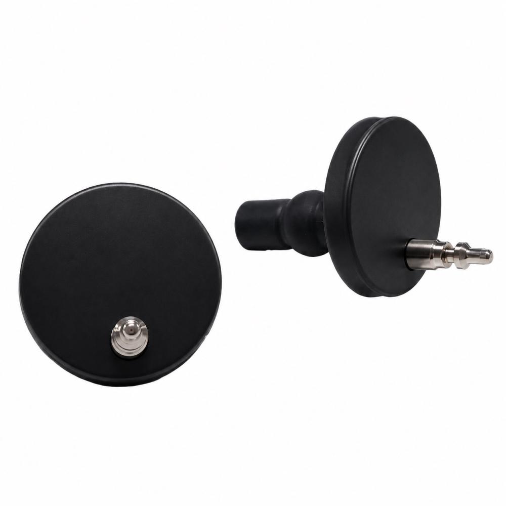Fijación de Ø46 mm para tapa y taza de inodoros Alma, negro mate