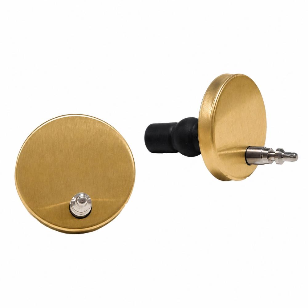 Fijación de Ø46 mm para tapa y taza de inodoros Alma, oro cepillado