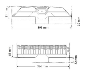 Arc 3 135W. 5000K, Aisle, PIR