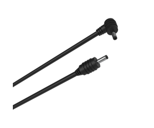 Power Plug Straight to Angle P2P 2.5m Black Cable - 12 Pack