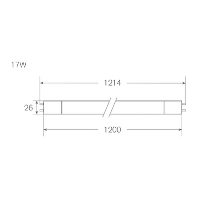 ARCTIC T8 LED TUBE 17W