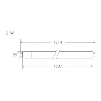 ARCTIC T8 LED TUBE 21W
