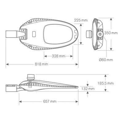 EDGE 60W 6600LM 5000K