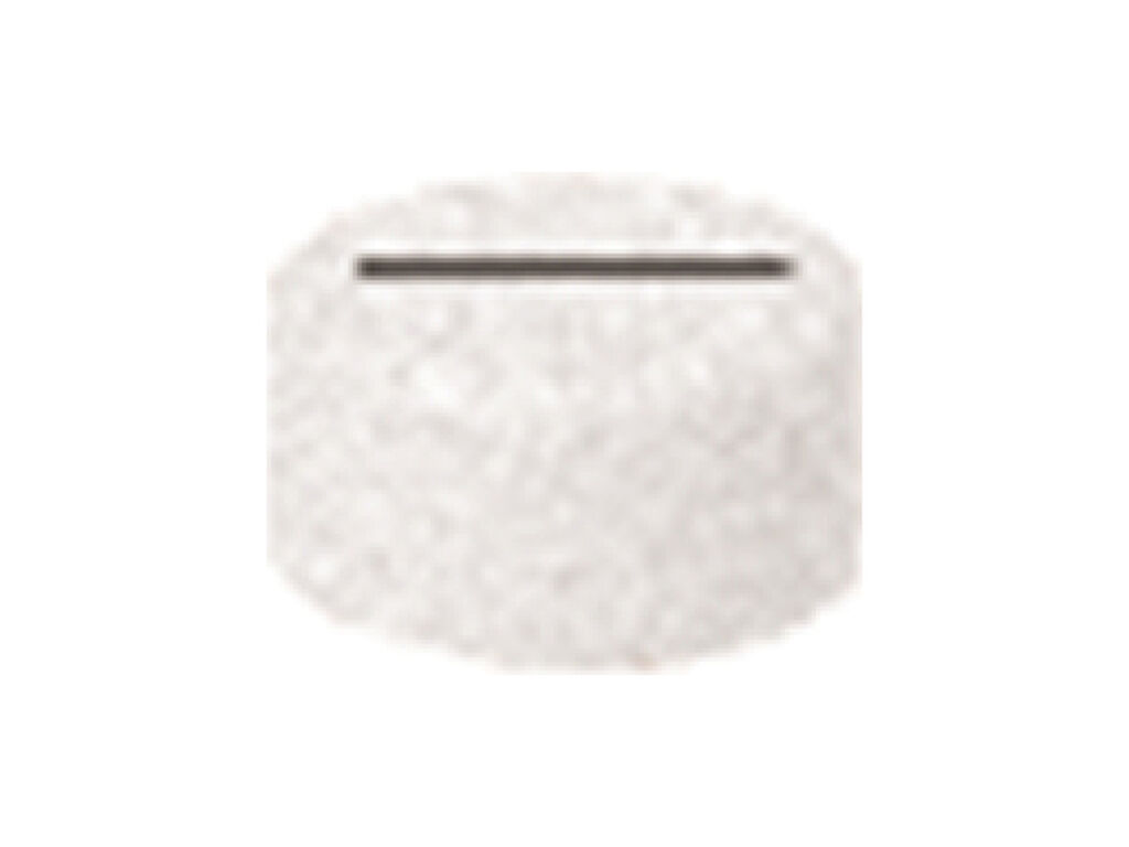 Coral, tapon portafusible, blanco