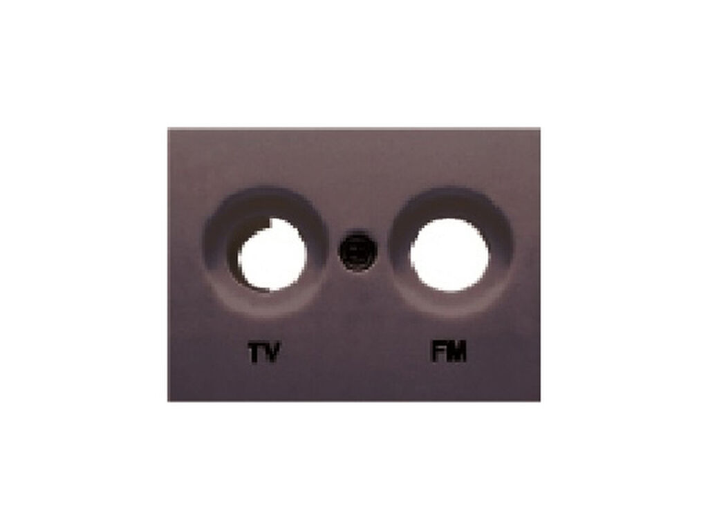 Coral, tapa tv-fm, gris lava