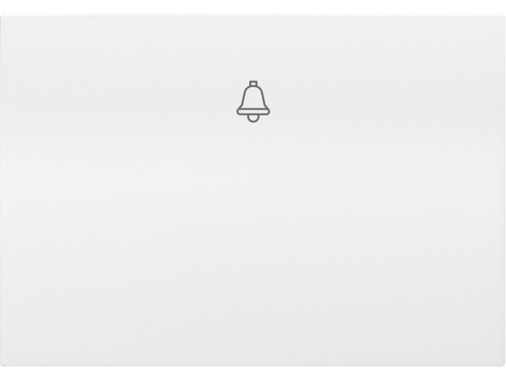 Coral, tecla pulsador timbre, blanco