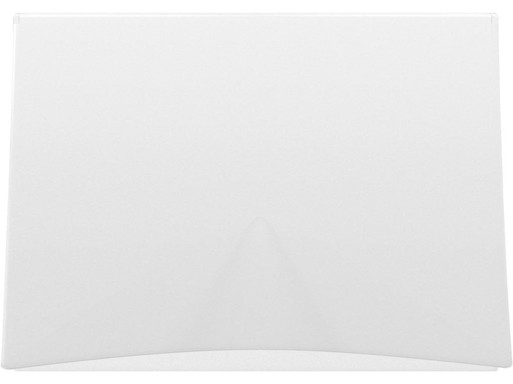 Coral, tapa articulada para base enchufe 2 polos +tt lateral, blanco