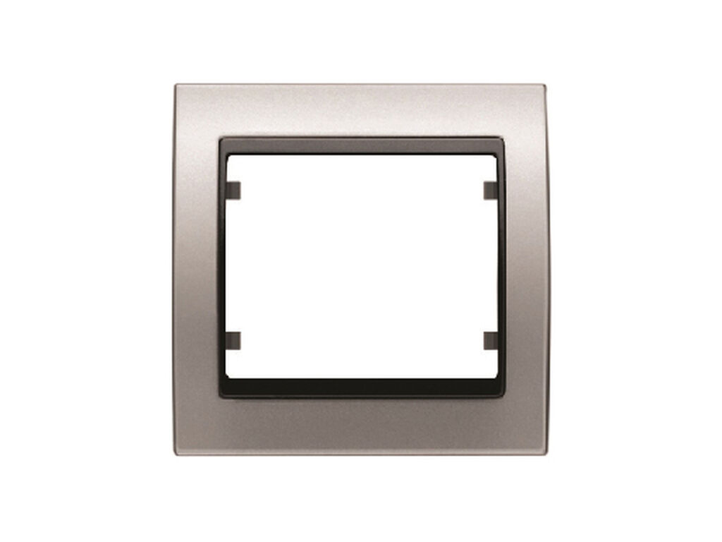 Mega, marco 1 elemento horizontal-vertical metal puro aluminio